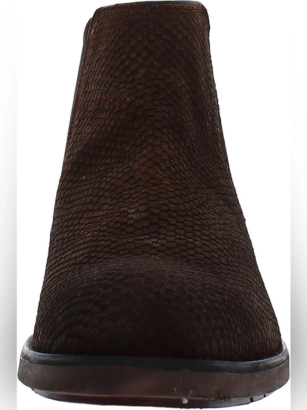 Stacy Adams Kayden Python Print Suede Brown Chelsea Boot Sz 11 BNWB